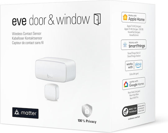 Eve Ασύρματος Αισθητήρας Επαφής Bluetooth & Thread 10EBN9951