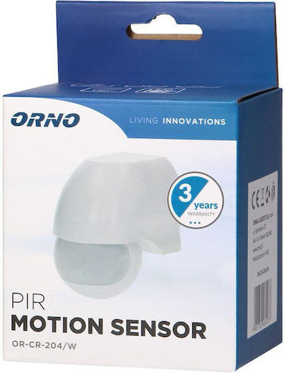 Orno Wired Infrared Motion Sensor 180° Detection Angle Scope 12m