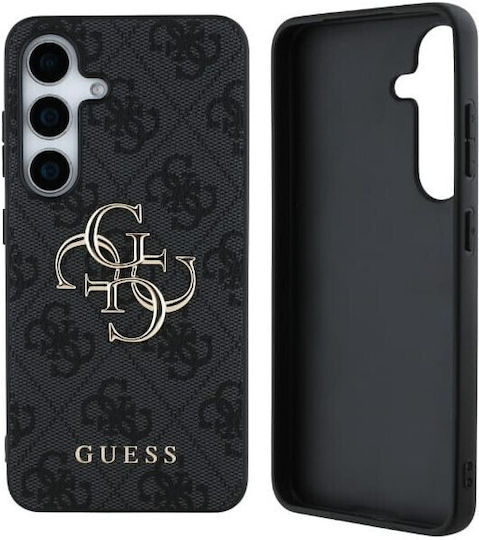 Guess Classic Umschlag Rückseite Leder / Synthetisches Leder Schwarz (Galaxy S25+)