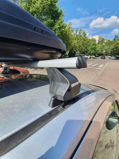 Bare Transverse Menabo Omega Aluminum Opel Meriva A 5 Doors Model 2003-2009
