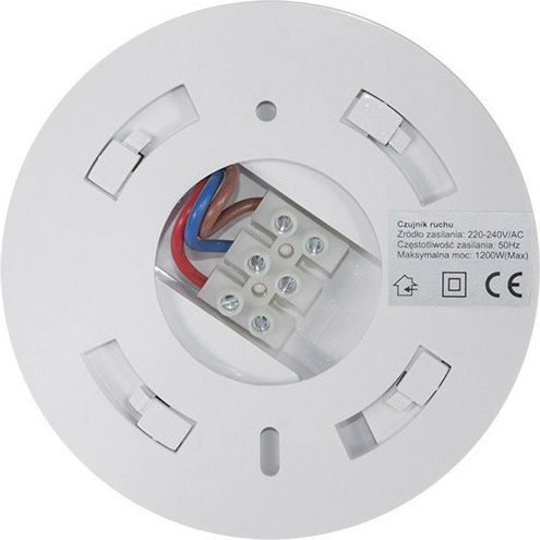 Maclean Energy Wired Infrared Motion Sensor 360° Detection Scope 6m