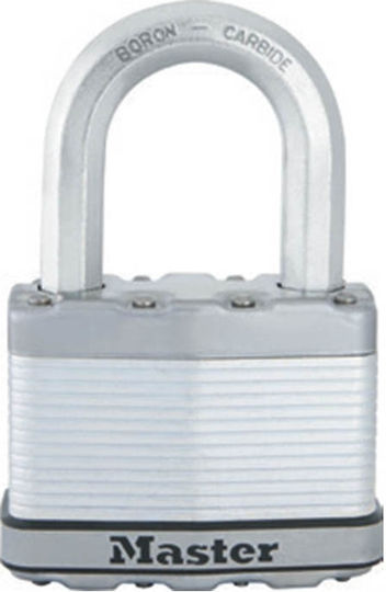 Master Lock Excell Ατσάλινο Λουκέτο Μακρύλαιμο με Κλειδί 45mm