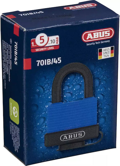 Abus Bronze Padlock Brass with Key 45mm Black 1pcs