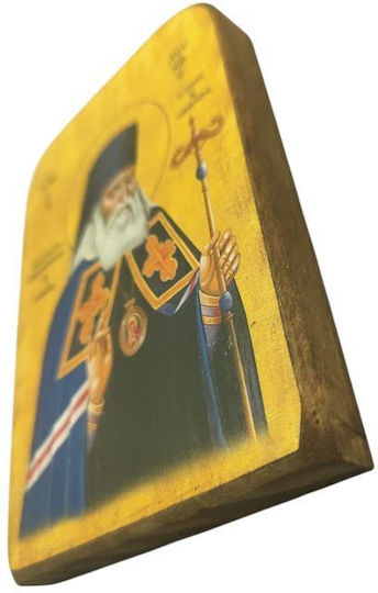 Christening Favor Wooden Icon B2 Saint Luke 13x9 Cm