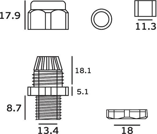 VK Lighting Presetupă pentru Cabluri 73167-689683