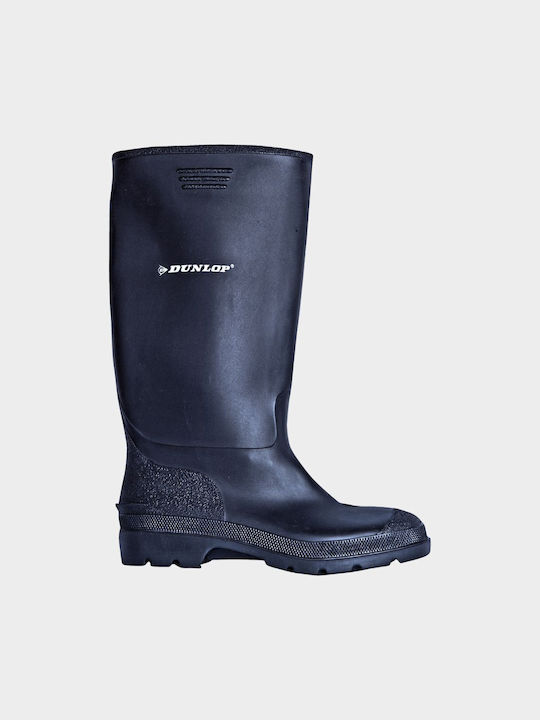 Dunlop Pricemastor Work Wellies Knee Black