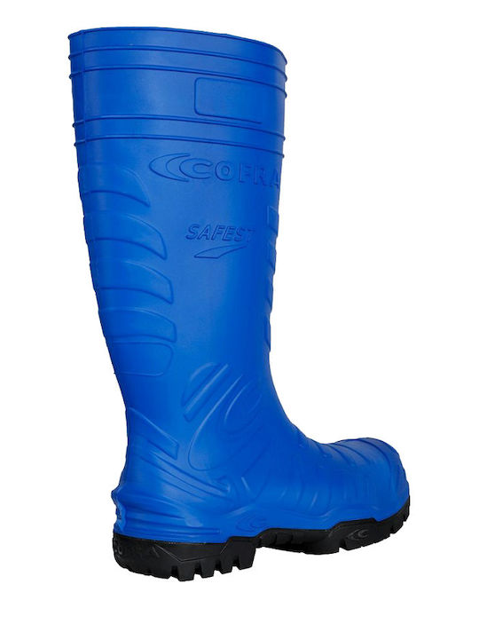 Cofra Work Wellies Tibia with Fur Blue