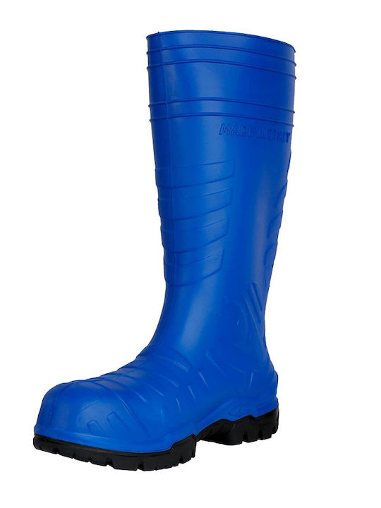 Cofra Work Wellies Tibia with Fur Blue