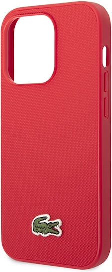 Lacoste Iconic Petit Pique Magsafe Back Cover Πλαστικό Κόκκινο (iPhone 14 Pro Max)