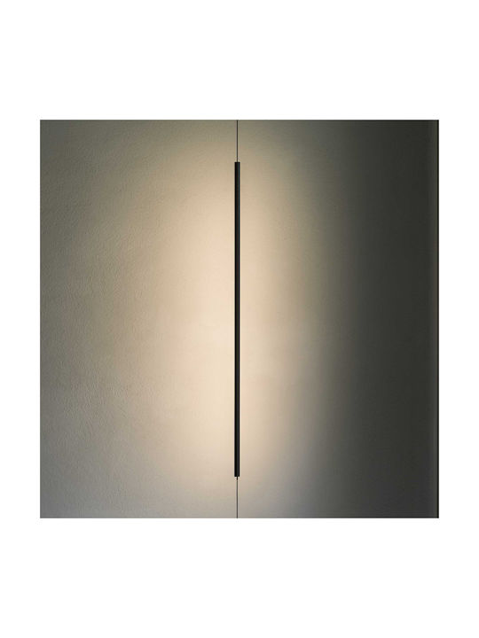 Ideal Lux Filo LED Floor Lamp H704xW6cm. with Warm White Light 1600lm Black