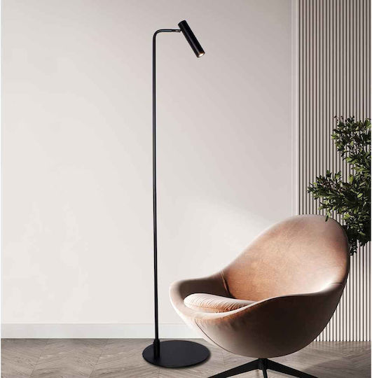 Viokef Clio LED Floor Lamp H140cm. Black Viokef Clio LED Floor Lamp H140cm. Black