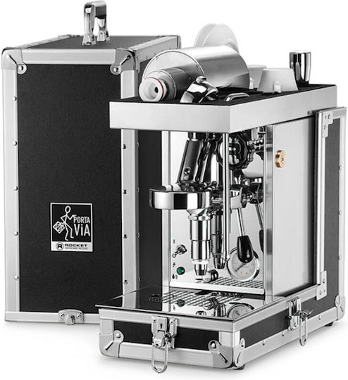 Rocket Espresso Milano Porta Via Χειροκίνητη Μηχανή Espresso 1350W Λευκή