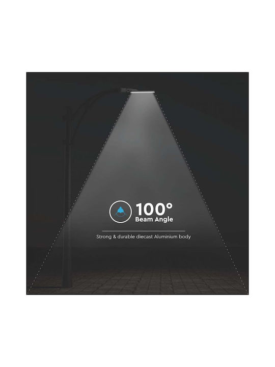 V-TAC Εξωτερικό Φωτιστικό LED Δρόμου 50W με Φυσικό Λευκό Φως IP65 Γκρι