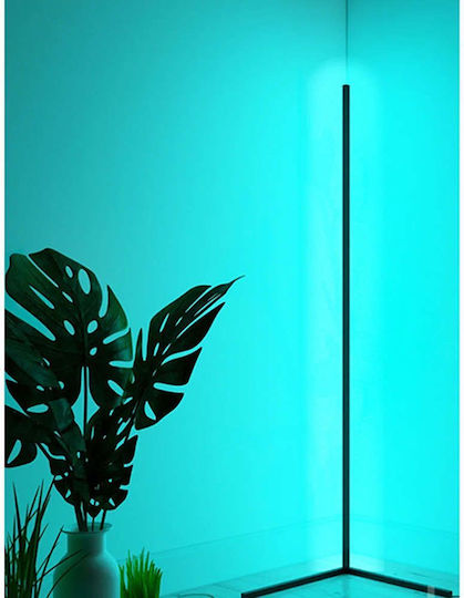 LED Stehlampe H140cm. Schwarz LED Stehlampe H140cm. Schwarz