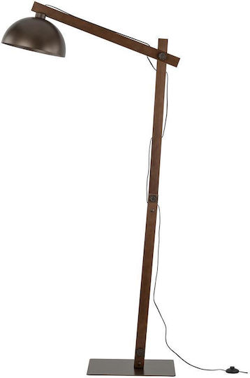 TK Lighting Oslo Φωτιστικό Δαπέδου Υ180εκ. Καφέ