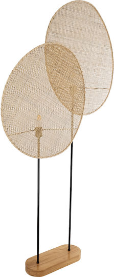 GloboStar Azul Floor Lamp H170xW90cm. with Socket for Bulb E27 Beige