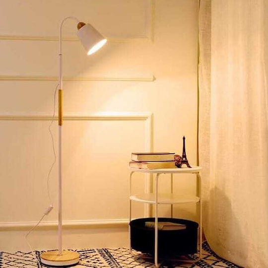 Lampa de podea Alb