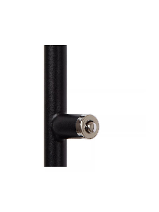 Lucide Lightning Aaron LED Floor Lamp H134xW20cm. with Warm White Light 1000lm Black