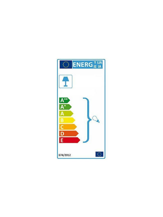 Beliani Lampa de podea Î143xL70cm. Verde