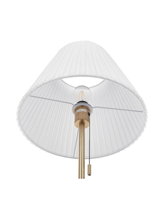 Beliani Floor Lamp White