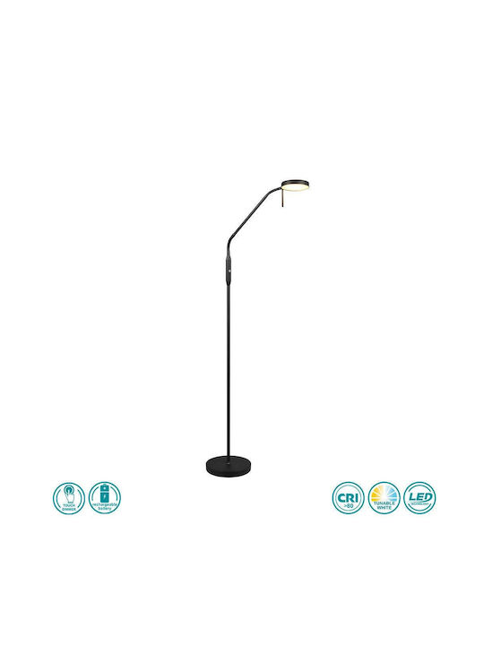 Trio Lighting LED Floor Lamp with Adjustable White Light Black