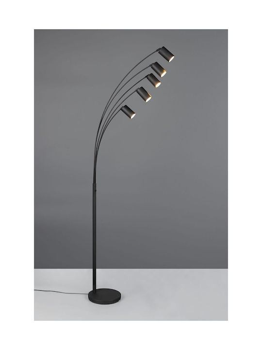 Trio Lighting Marley Floor Lamp Black