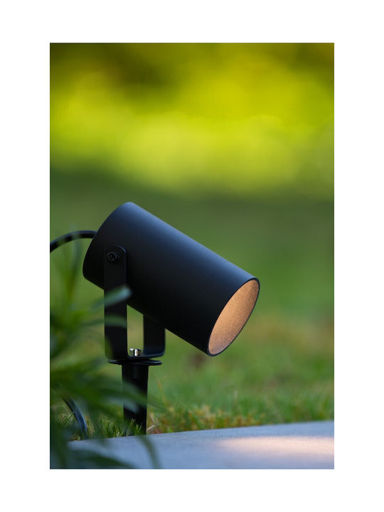 Lucide Lightning Taylor Φωτιστικό Προβολάκι Εξωτερικού Χώρου 50W IP65 για Ντουί GU10 Μαύρο