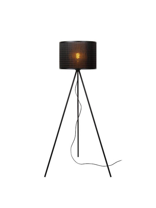 Lucide Lightning Floor Lamp H142xW55cm. with Socket for Bulb E27 Black