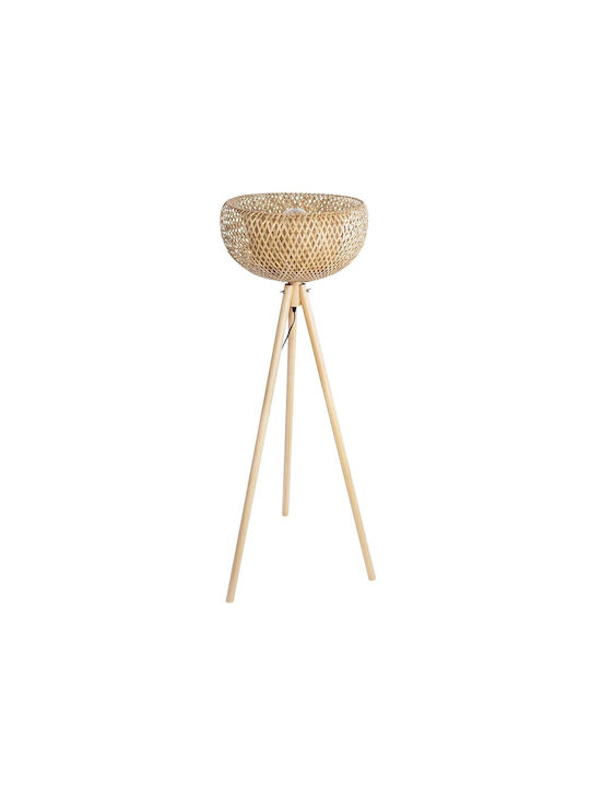 GloboStar Poppy Stehleuchte H143xB58cm. mit Fassung für Lampe E27 Beige