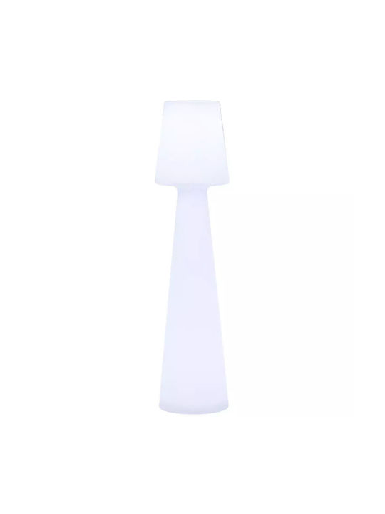 NewGarden Outdoor Floor Lamp IP65 for E27 Light Bulb Base White