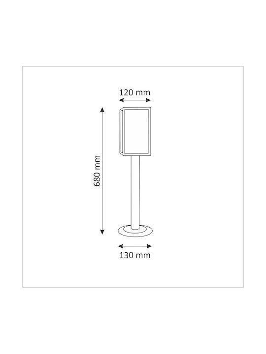 Polux Post Mic 15W 68x12x12cm