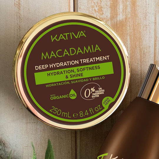 Kativa Μάσκα Μαλλιών για Ενυδάτωση με Κερατίνη 300gr