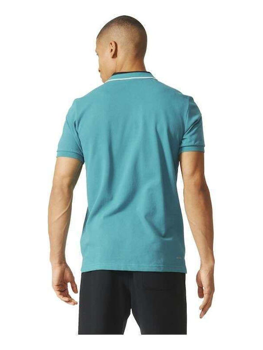 adidas Essential Polo Polo Μπλούζα Τιρκουάζ adidas Essential Polo Polo Μπλούζα Τιρκουάζ