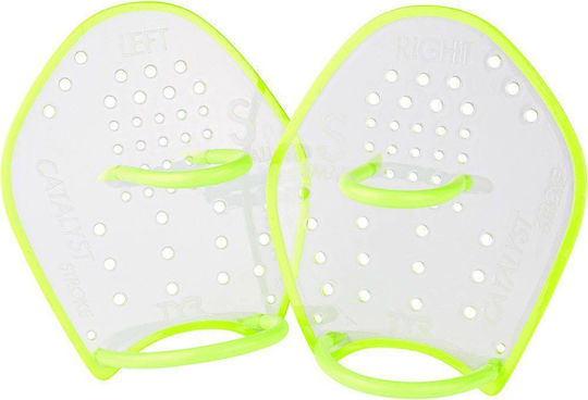 Tyr Catalyst Stroke T-S Swimming Hand Paddles White