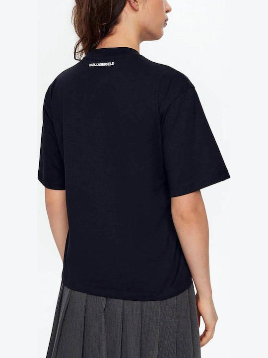 Karl Lagerfeld T-Shirt Черен