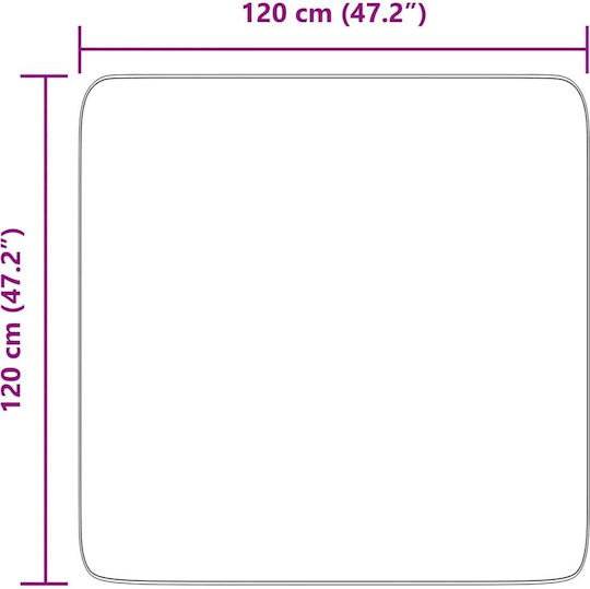 vidaXL Antiderapant Covor Rectangular Shaggy Gri închis
