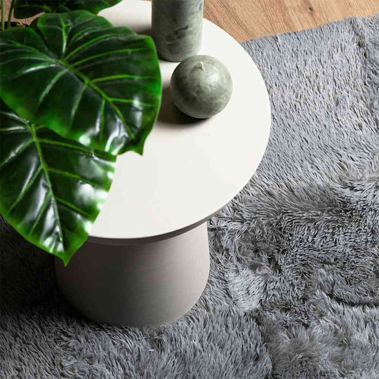 vidaXL Navarra Non-Slip Shaggy Runner Rug Silver Grey 80x150cm