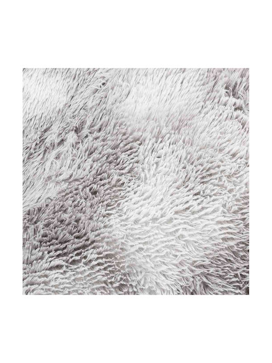 vidaXL Anti-slip Rug Rectangular Shaggy Light Grey - Grey