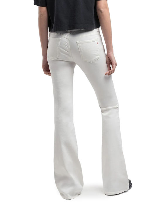 Joella Women's Jean Trousers Flared Ecru