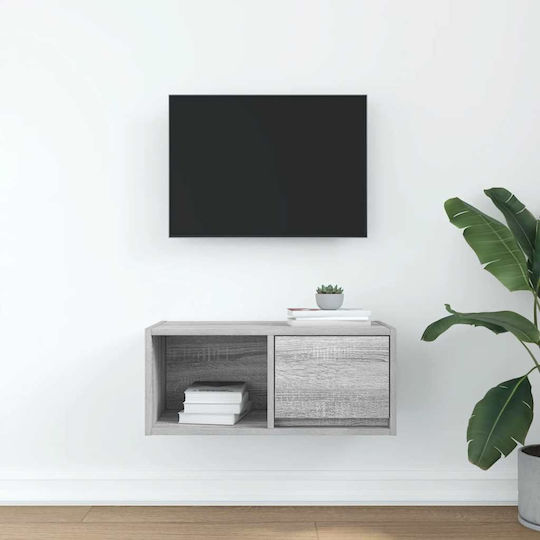 TV-Ständer Grau M60xP31xH25.5cm