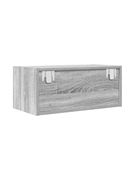 Έπιπλο Τηλεόρασης Γκρι Μ60xΠ31xΥ25.5cm