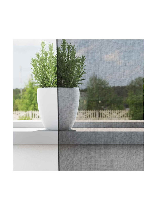 vidaXL Комплект Пердета И Завеси С Копчета Черни 140x260см