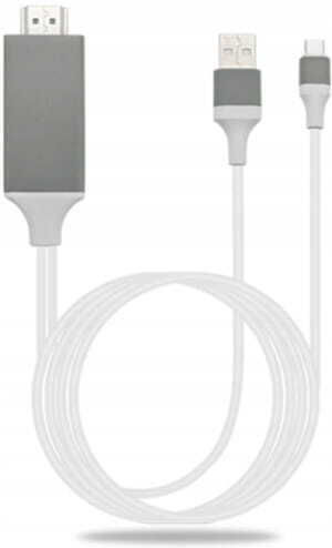 Cablu adaptor Lightning HDMI FHD USB pentru iPhone iPad