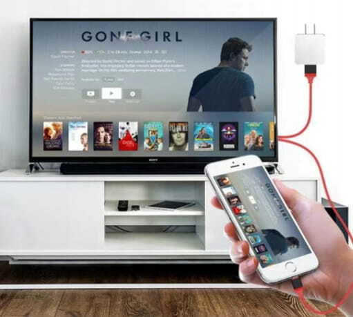 Cablu adaptor Lightning HDMI FHD USB pentru iPhone iPad