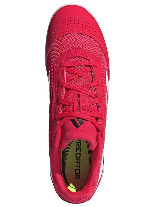 adidas Predator Club Sala IN Low Football Shoes Hall Red