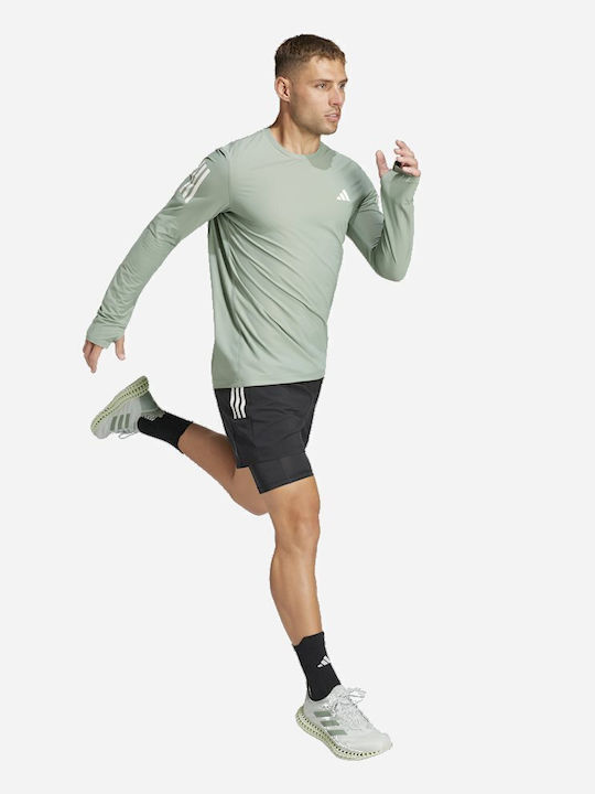 Own the Run 2 in 1 Αθλητική Ανδρική Βερμούδα Μαύρη