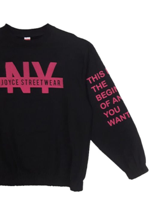 Joyce Παιδικό Σετ με Κολάν Black ΝΥ Street Wear 2τμχ