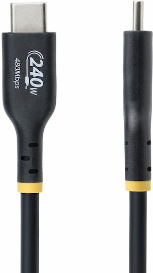 StarTech USB 2.0 Cable USB-C male - USB-C 240W PD Μαύρο 4m USB2EPR4M