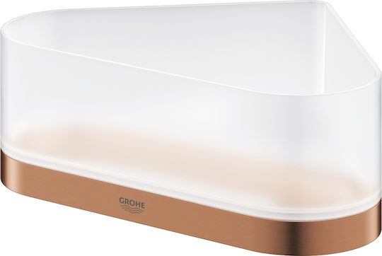 Grohe Selection Επιτοίχια Σπογγοθήκη Πλαστική Ροζ Χρυσή