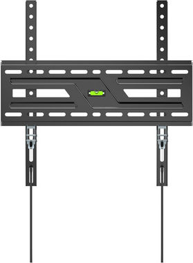 Powertech PT-1373 Βάση Τηλεόρασης Τοίχου έως 75" και 75kg Ασημί